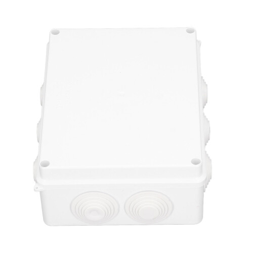 Caixa de junção elétrica externa IP65 à prova d'água, em plástico ABS, resistente à umidade e com proteção solar, caixa universal para