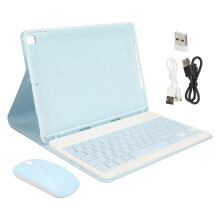 Carcasă cu tastatură wireless pentru iPad de 10,5 inci, detașabilă, atașată magnetic, funcție de trezire automată, suport pentru creion,