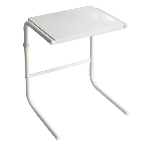 Foldable Tray Table Adjustable Angle Spacious Surface Bed Dinner Tray Stable Design Multifunctional Use Folding Couch Table Easy Assemble With Carbon