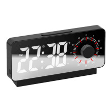 Modern Wall Clock With Large LED Digits And12 24Hour Format Option, Easy Hanging Design For Farmhouse Kitchen Bedroom Office Use