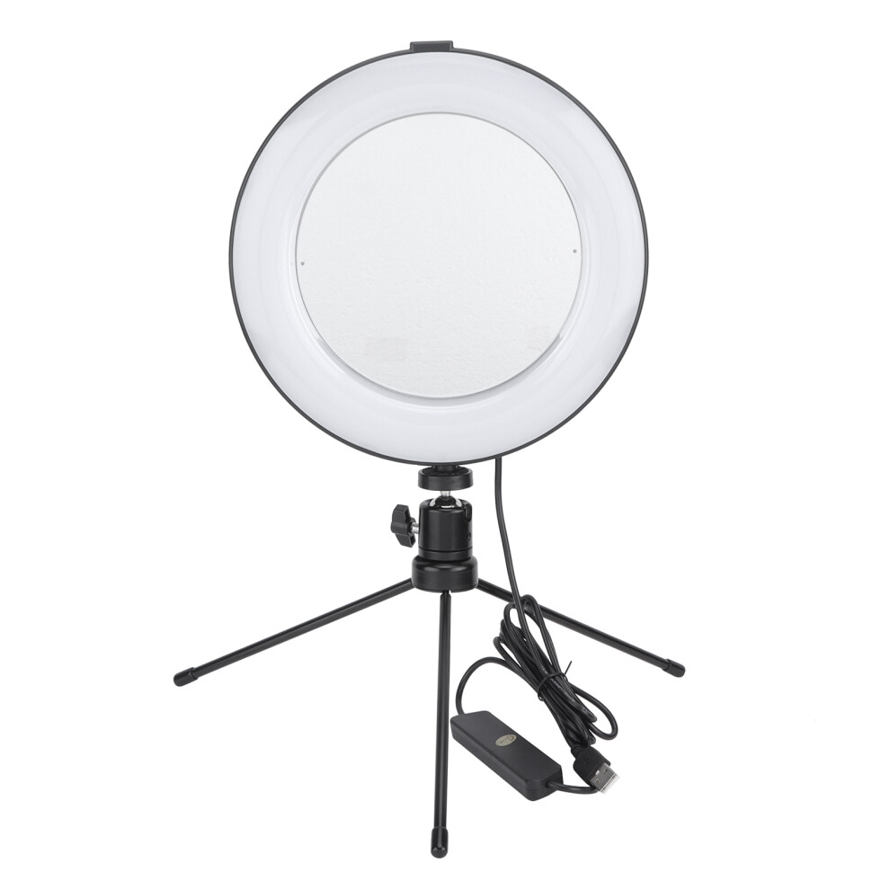 Webcam Ring With Ball Head, Brightness Adjustment Led Beads Webcam Ing Circle Design No Glare Usb Powered Upgraded Clip After Sale Service Light 9071309256505