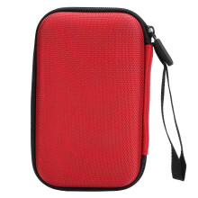 Premium Soft Lining Hard Drive Case Shockproof Water Resistant EVA Travel Bag Elastic Strap Band Compact Size Mesh Pocket Internal Structure Design