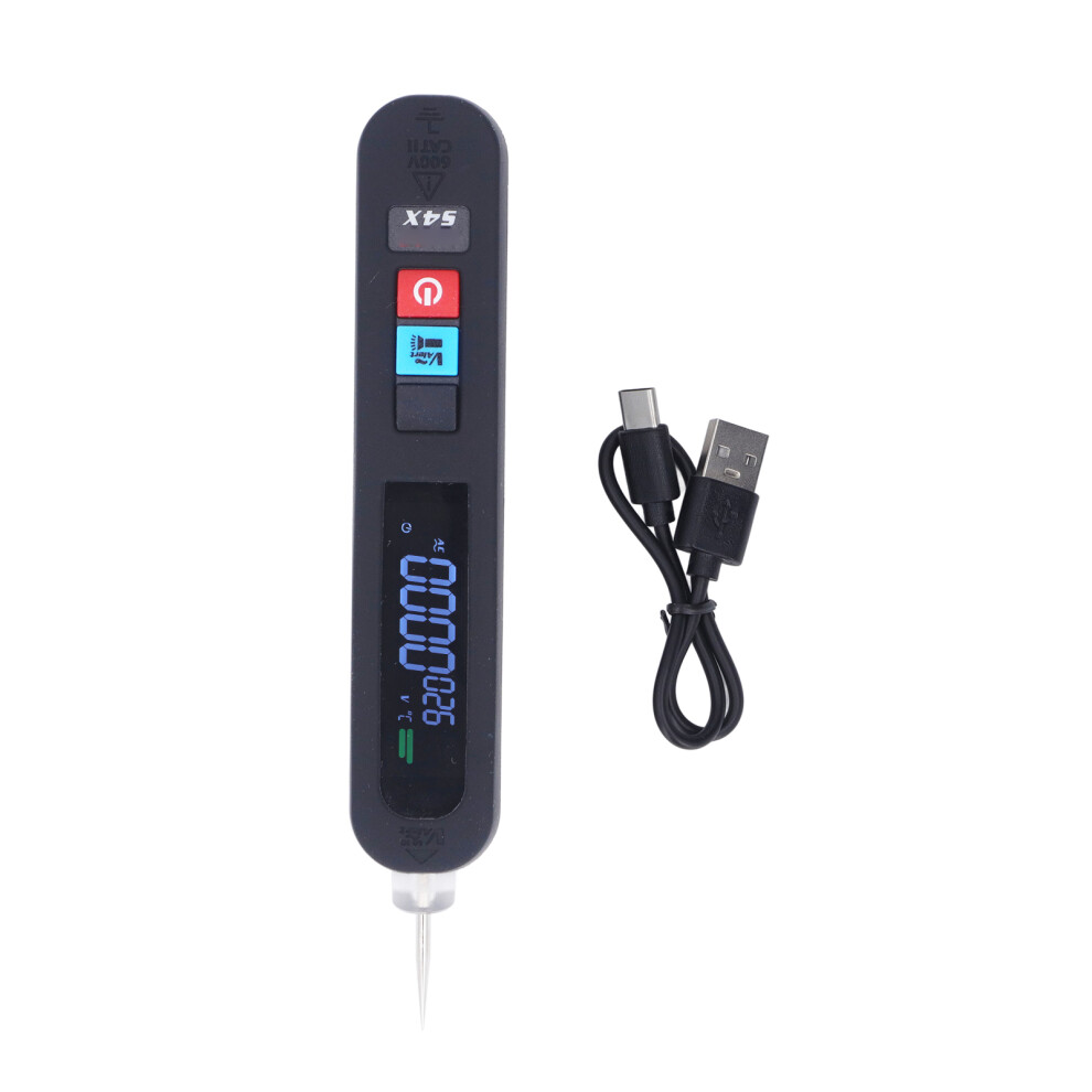 Multifunctional Voltage Detector Pen Lcd Display Ac Voltage Tester Rechargeable Line Break Locating Excellent Abs Material Compact And Portable For 9071309256376