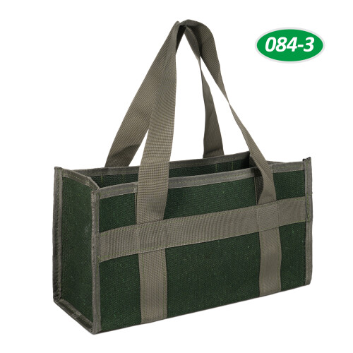 084-3 Large Capacity Canvas Bag Green 35x17x17 cm 2