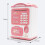 (Pink) Secure ATM Cash Box w/ Fingerprint & Password Lock 2