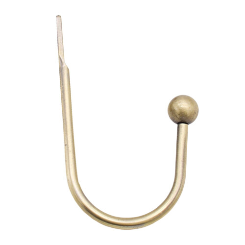 Curtain Alloy U Shaped Crystal Wall Hook Electro Galvanized Curtain Hook 1