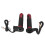 LCD Voltage Digital Display Throttle Grip Set Universal Voltage Automatic Identification Real Time Voltage Reading Anti Slip Handlebar Grip Premium 4