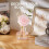 Diffuseur à bâtonnets parfumé à la rose, 120 jours de diffusion, flacon rose, diffuseur pour la maison et la salle de bain avec 7 bâtonnets, 5