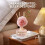 Diffuseur à bâtonnets parfumé à la rose, 120 jours de diffusion, flacon rose, diffuseur pour la maison et la salle de bain avec 7 bâtonnets, 6