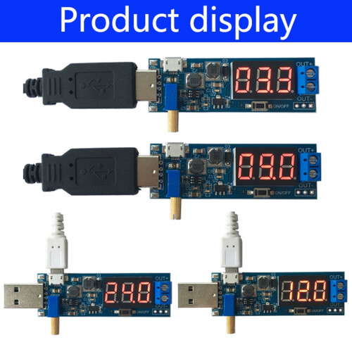 DC-DC 5V naar 1,2V-24V USB-step-up/step-down voedingsmodule, instelbare converter 2