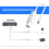 DC48V to 5V 2.4A PoE to USB-C converter 6