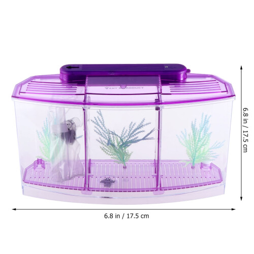 Tisch-Aquarium mit Drei-Gitter-Design (1 Stück) 1