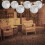 Ensemble de 6 lampes en papier décoratives pour plafond 6