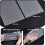 Capas plásticas extralongas de 15x101 cm (6x40 polegadas), pacote com 100 unidades, capas planas para pôsteres, sacos plásticos transparentes e 5