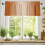 Κρεμαστό βερνίκι Ombre Burnt Orange 60x18 ιντσών, με τσέπη για κουρτινόξυλα, φιλτράρισμα 2
