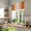 Κρεμαστό βερνίκι Ombre Burnt Orange 60x18 ιντσών, με τσέπη για κουρτινόξυλα, φιλτράρισμα 3