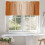 Κρεμαστό βερνίκι Ombre Burnt Orange 60x18 ιντσών, με τσέπη για κουρτινόξυλα, φιλτράρισμα 4