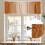 Κρεμαστό βερνίκι Ombre Burnt Orange 60x18 ιντσών, με τσέπη για κουρτινόξυλα, φιλτράρισμα 7
