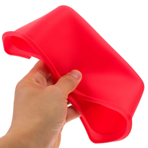 Bac à graisse en silicone rouge réutilisable pour usage domestique 2