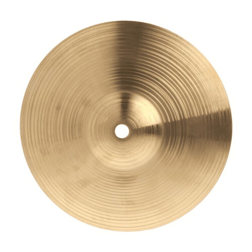 2X Πιάτα Jazz Crash από Κράμα, Hi-Hat για Τύμπανα, Τύμπανο 12 ιντσών, 2x Πιάτα, Χρυσό 2