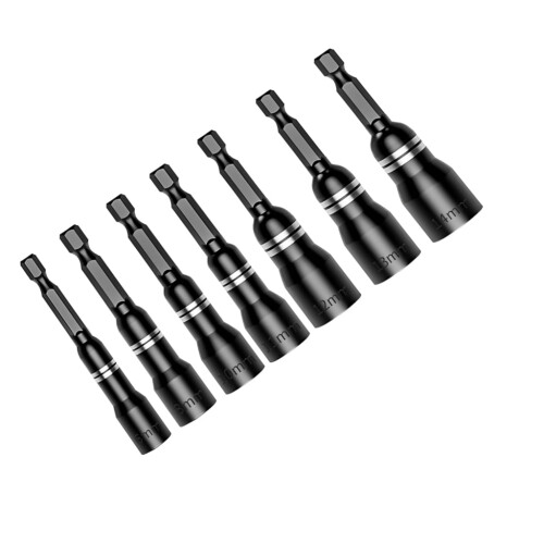 Magnetic Nut Screwdriver Socket Bit For Power Drills Hex Shank Driver Adapter Socket Wrench Tool Parts Accessories 2