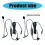Boom Microphone Cable Headset Adapter with Mic Switcher 3
