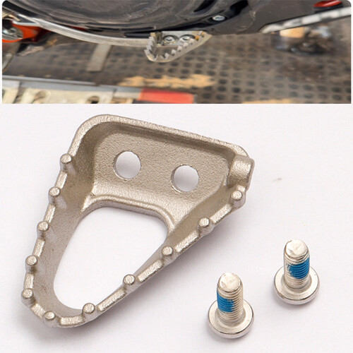 Placa de pedal de freio e ponta de câmbio para motocross 1
