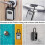 Key Lock Box Wall Mounted, Portable Lock Box for House Key Capacity, Weatherproof Resettable Code House Key Safe Security Lock 2