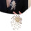 Broche en fausses perles tissée à la main, 7,7 cm 2