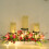 Artificial Tulip Candle Holder 3-Head for Table Wedding 6