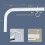 Adjustable Projector Screen Ceiling Mount L Brackets, Universal Projector Holder for Home Theaters Cinema Screen 4
