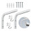 Adjustable Projector Screen Ceiling Mount L Brackets, Universal Projector Holder for Home Theaters Cinema Screen 5