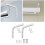 Adjustable Projector Screen Ceiling Mount L Brackets, Universal Projector Holder for Home Theaters Cinema Screen 6