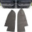 2 st grå framdörrpaneler armstödsöverdrag i läder för 2007-2012 CR-V CRV 2