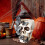 Διακοσμήσεις για το Halloween: Βάζο με καραμέλες σε σχήμα σκελετού, θήκη για πινέλα 7