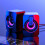 Μίνι ηχείο USB με φώτα RGB, ενσύρματο χειριστήριο 3,5 mm, στερεοφωνικό HiFi 3W2, συμβατό με 4