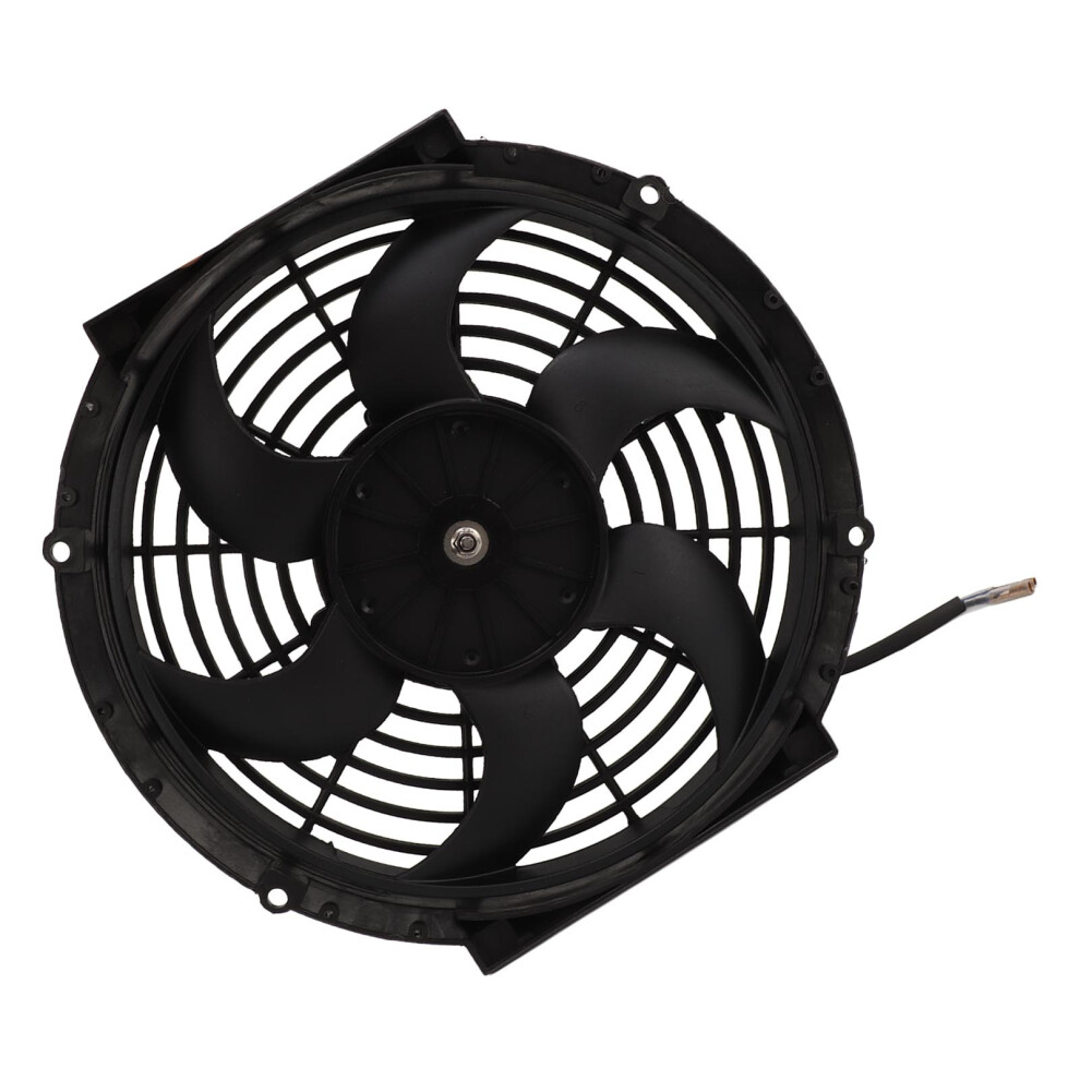 10 Inch 12V Slim Push-Pull Radiator Fan Black 6911393490825