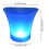 LED-Eiskübel, farbwechselnd, transparent, 1 Stück 3
