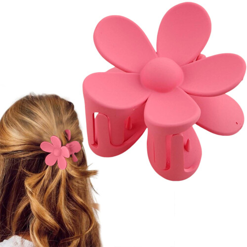 Set van 6 bloemvormige haarclips voor dik haar 1