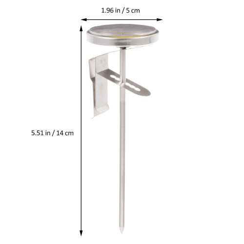 Melketermometer i rustfritt stål, 14 cm 1