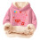 Sweat à capuche imprimé multicolore pour enfant, sans poches 4