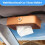 Leather Vehicle Tissue Box Storage with Straps 2PCS 5