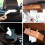Leather Vehicle Tissue Box Storage with Straps 2PCS 7