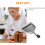 1Pc Thickened Stainless Steel Dustpan Hand-held Garbage Shovel for Home Use Comfortable Handle for Efficient Cleaning Multi-Purpose Tool 2