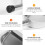 1Pc Thickened Stainless Steel Dustpan Hand-held Garbage Shovel for Home Use Comfortable Handle for Efficient Cleaning Multi-Purpose Tool 5
