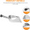 1Pc Thickened Stainless Steel Dustpan Hand-held Garbage Shovel for Home Use Comfortable Handle for Efficient Cleaning Multi-Purpose Tool 8