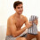 Ριγέ κοραλί πετσέτα fleece unisex70x140εκ. 5