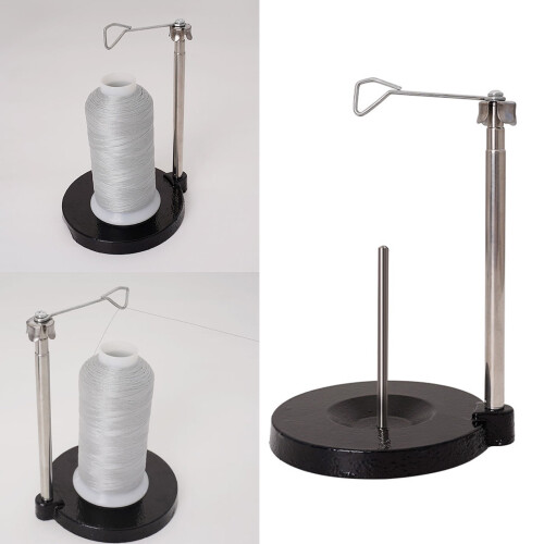 Single Thread Holder Stand, Adjustable Cone Thread Stand Holder for Sewing Machine, Adjustable Metal Spool Holder 1