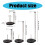 Height Adjustable Cone Thread Stand Holder Sewing Thread Stand with Telescopic Rod, Smoother Feed Thread Spool Holder 3