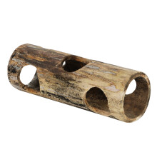 Pet Hamster Bamboo Tunnel Tube Toy for Playing & Tooth Grinding – Multiple Sizes